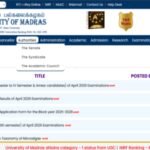Madras University result 2026 declared for UG 1st to 4th semesters at unom.ac.in: Direct link to download scorecards