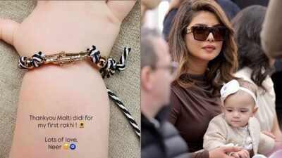 Priyanka Chopra: Malti Marie Chopra Jonas sends first Rakhi to cousin Neer; Priyanka Chopra and Parineeti Chopra share heartwarming family moment | Hindi Movie News