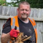 57-year-old English handyman clearing gardens for free after one Facebook post sparked a wave of requests for help