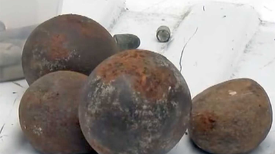 Mississippi man uncovers more than 200 Civil War cannonballs buried beneath his property after 160 years | World News