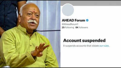 RSS Chief Mohan Bhagwat’s US event organiser AHEAD’s X account suspended ahead of programme | World News