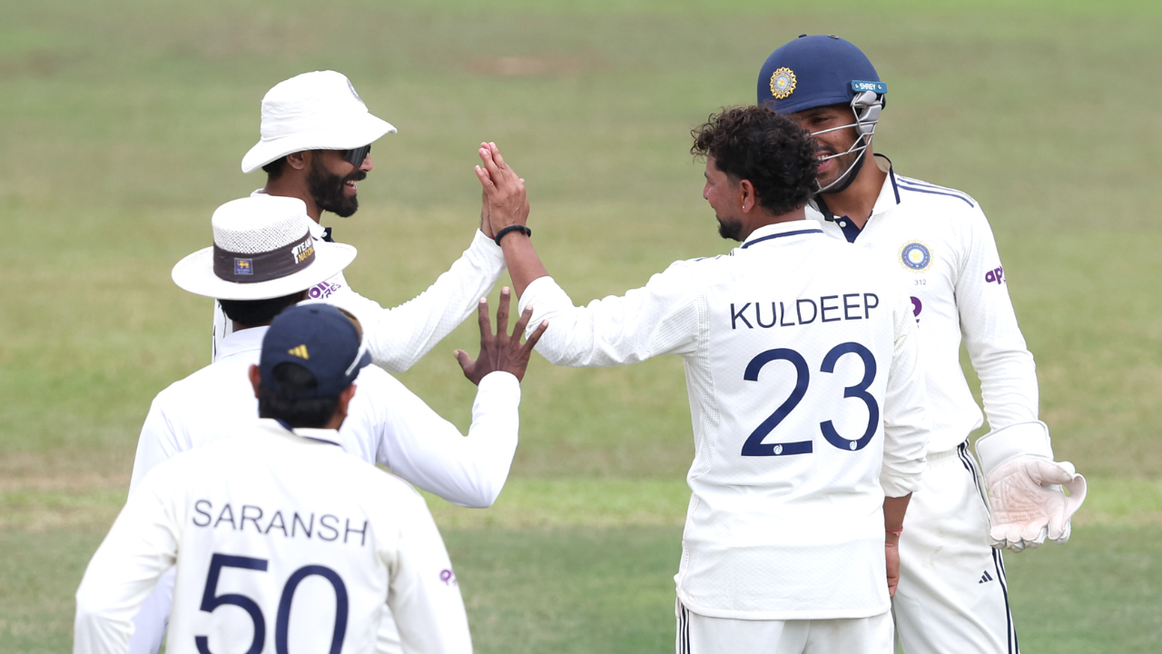 India vs Sri Lanka Live Score, Test Warm Up Match: Jadeja, Kuldeep and Suthar put India in command ahead of crucial day 2