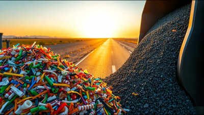 In 2025, Texas engineers mixed 4.5 tons of recycled plastic into a highway, replacing part of the bitumen to test how it handles extreme heat | World News