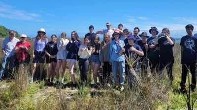 In 1997, a New Zealand teacher began planting a windswept coastal paddock with Year 9 students; 29 years later, 12,425 plants have turned it into native habitat