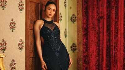 ‘Ramayana’ star Rakul Preet Singh stuns in a Rs 38K worth black halter neck gown and serious old-world glamour – PICS | Hindi Movie News
