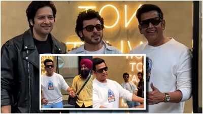 Ravi Kishan recreates his viral dance step with the paparazzi; Mirzapur’s Munna Bhaiya and Guddu Pandit join the fun