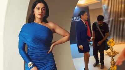 Regina Cassandra trolled over viral footwear video: ‘Mookuthi Amman 2’ actress faces backlash ahead of the film’s release | Tamil Movie News