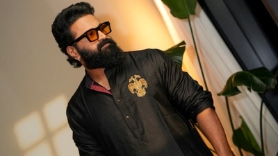 Rishab Shetty makes a cultural statement at IFFM 2026 Red Carpet in traditional black kurta and handwoven silk dhoti |