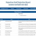 RSSB Lab Assistant Result 2026 released at rssb.rajasthan.gov.in; check merit list, cut-offs and DV timeline