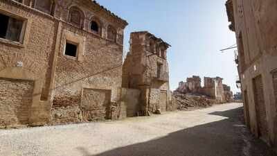 spain’s belchite was destroyed in the 1937 civil war, but archaeologists are still finding bullets, trenches and personal belongings beneath its ruins | World News