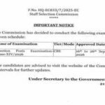SSC Selection Post Phase 14 exam 2026 dates announced: Check complete schedule here