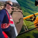 Sydney Sweeney tells Tom Cruise to ‘watch out’as she NAILS ‘Mission: Impossible’ style airplane stunt – WATCH |