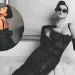 Tara Sutaria channels her inner Rita Hayworth and Lauren Bacall, serves Hollywood noir in Rs 44,000 black lace gown for ‘Toxic’ promotions with pearls worth Rs 7.42 lakh