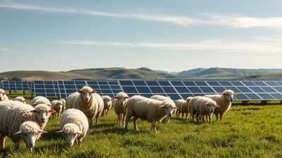 Texas turned 68,000 acres of solar farms into grazing ground for sheep; revealing how solar land could become a new resource for American farmers | World News