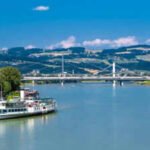 The Danube has fallen so low that a 1,600-year-old Roman bridge is emerging from the river, revealing a piece of history hidden underwater for centuries