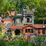 A New Jersey artist bought a 600-square-foot cabin in 1989 and kept adding to it; 37 years later, Luna Parc is a 5,000-square-foot home, studio and living artwork still being built