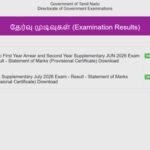 TN SSLC supplementary result 2026 declared at dge.tn.gov.in: Direct link to download Class 10 marks memo here