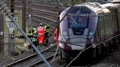 Passenger train derails, flips on side near UK’s Lewes; rail routes disrupted