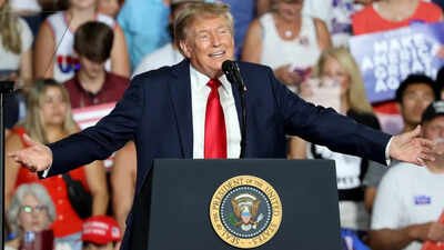 ‘Pretend, please, that I’m on the ballot’: Trump’s appeal to voters ahead of midterms