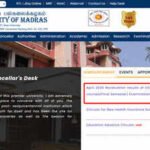 UNOM Madras revaluation results 2026 out: Check April final semester marks using register number here