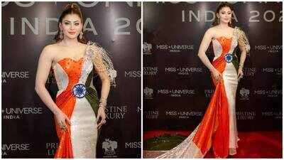 Urvashi Rautela faces backlash over Tiranga-inspired gown at Miss Universe India, defends her look: ‘It is a theatrical, high-fashion homage’ |