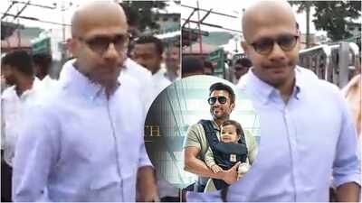 Venky Atluri tonsures head at Tirupati; offers hair for Suriya’s ‘Vishwanath And Sons’ success