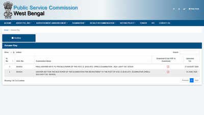 WBCS Answer Key 2026 out: Check expected cut-offs and direct link here