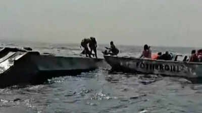Ferry overturns in Zimbabwe lake killing at least 44