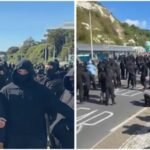 Police slow to respond as masked men block roads to UK’s Dover port in anti-immigration protest: Report