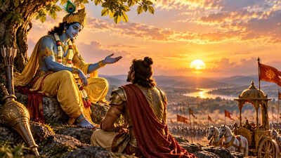 Quote of the Day from the Bhagavad Gita: Lord Krishna breaks down why human beings have absolute control over action but zero control over ultimate outcomes