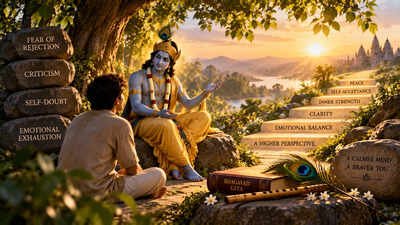Quote of the Day from the Bhagavad Gita: How Lord Krishna’s timeless teachings help you overcome fear of rejection, criticism, and emotional exhaustion
