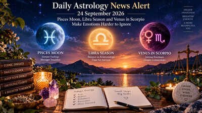 Daily Astrology News Alert, 24 September 2026: Pisces Moon, Libra Season and Venus in Scorpio Make Emotions Harder to Ignore