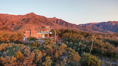 A Texas oil geologist first saw McKittrick Canyon in 1921, later bought the land for a private retreat; 38 years later he donated 4,942 acres and his home, helping create Guadalupe Mountains National Park