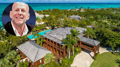 In 2000, Bruce Willis bought 7.3 acres on Parrot Cay; over four years he built three homes, four pools and a beachfront yoga pavilion before selling the Caribbean compound for  million in 2019