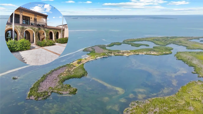 In 2015, Mark Pentecost paid .5 million for a 104-acre Florida island; after pouring millions into upgrades, it is asking  million with a 9-hole golf course and 29 developable lots