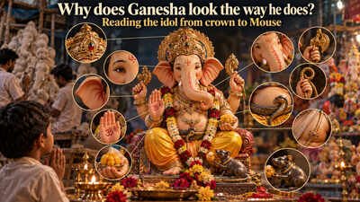 Why does Ganesha look the way he does? Reading the idol from crown to Mouse