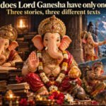 Why does Lord Ganesha have only one tusk? Three stories, three different texts