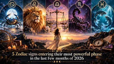 5 Zodiac signs entering their most powerful phase in the last Few months of 2026