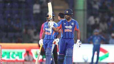 Sanju Samson’s 57 off 22 establishes his role of the preferred opener as India beat Afghanistan by seven-wickets to seal T20I series | Cricket News
