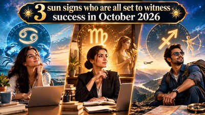 3 sun signs who are all set to witness success in October 2026