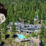 In 1979, Beach Boys co-founder Mike Love paid 5,000 for a 2.5-acre Lake Tahoe property; the nearly 19,000-sq-ft estate he built is now surrounded by six protected acres and listed for  million