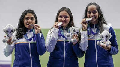 Asian Games 2026 Day 1: India open medal account with two shooting silvers as hockey, cricket and MMA shine | Asian Games 2026 News