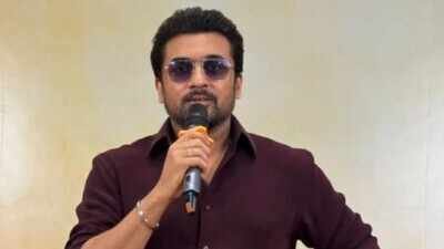 Suriya: ‘If a fool posts something, we’ll also become fools’: Suriya urges fans to ignore social media wars; rises comparison with Sivakarthikeyan’s ‘Mandaadi’ post | Tamil Movie News