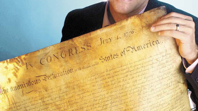A Nashville man paid .48 for a rolled-up document at a thrift store in 2006; it proved to be a rare 1823 copy of the Declaration of Independence and sold at auction for 7,650 the following year
