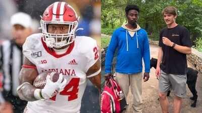 Former Indiana football star Sampson James spent 8 months homeless; then a grad student noticed his backpack in Austin, raised ,000, and helped him get an apartment