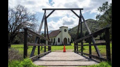 In 1927, Paramount bought a 2,700-acre California ranch and filmed more than 160 movies there; after wildfire destroyed almost everything in 2018, a  million rebuild is nearly complete