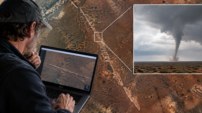 An Australian caver spotted an 11-km scar while searching Google Earth; scientists later found a tornado had torn through the Nullarbor | World News