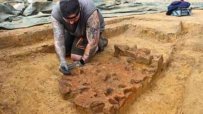 Archaeologists uncover rare Roman-era workshop in Germany with pottery kiln and furnaces used to recycle Roman metal | World News