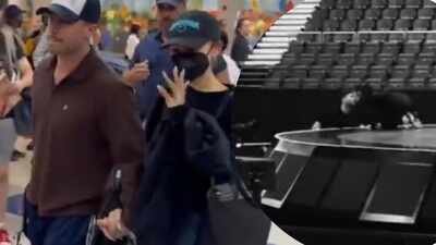 Ariana Grande and Ricky Alvarez lock lips in BTS clip from ‘Eternal Sunshine Tour’ rehearsals in London: WATCH |