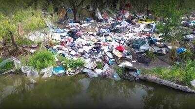 Around 170 volunteers remove 43,000 pounds of trash from San Antonio dumping site after years of complaints; property was a homeless encampment and had a $100,000 cleanup estimate